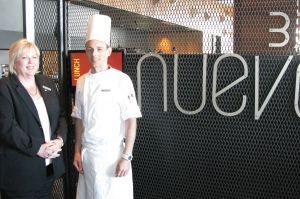 Hilton Melbourne South Wharf Lyn Blight and Head Chef Glen